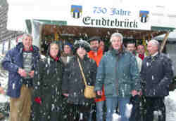 Les Baladins affrontent la neige pour préparer le voyage en Allemagne...