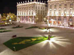 La place Stanislas, lieu du dfil